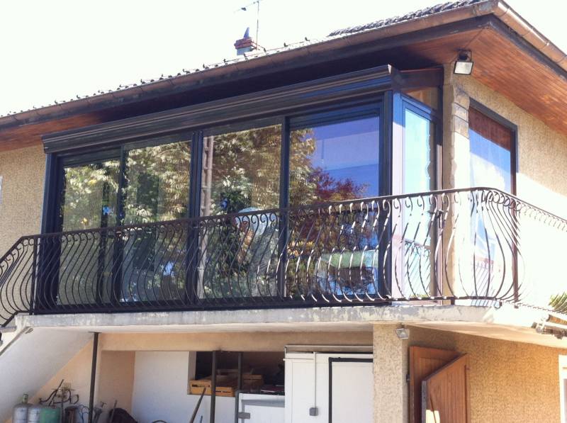 véranda agate sur balcon